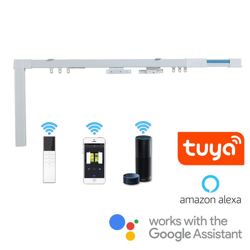 Tuya Expanding Curtain Track 1.2N.M Aluminium Ceiling Curtain Track